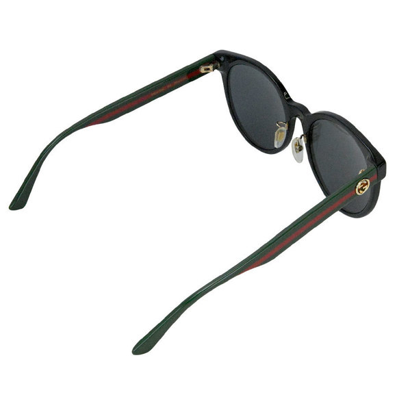 Gucci Round Frame Sunglasses Black Grey Lens - Picture 5 of 16